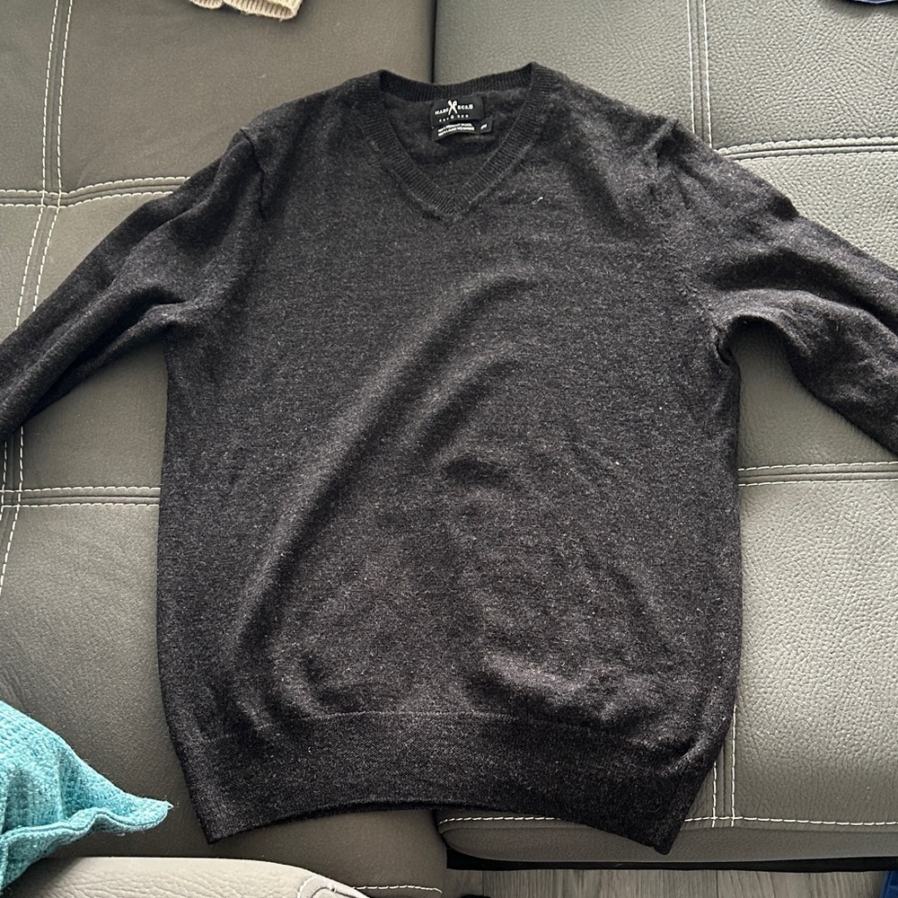 Black V-Neck Sweater